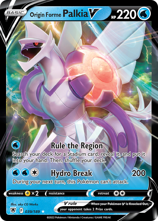 Origin Forme Palkia V #39 [SWSH10] [ESP] NM Holo