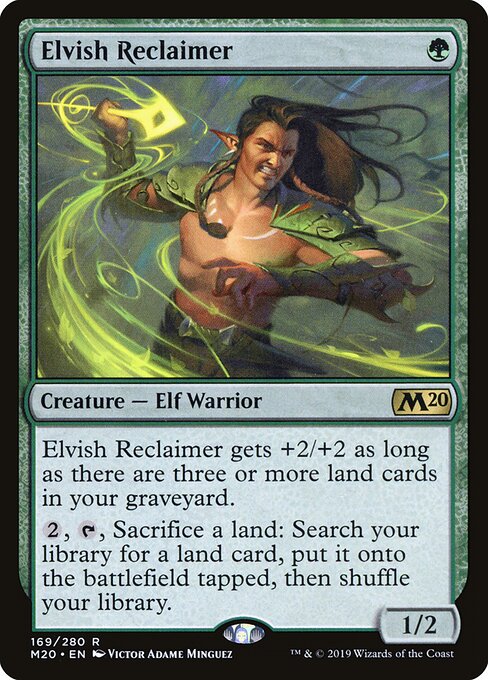 Elvish Reclaimer #169 [M20] [ENG] NM