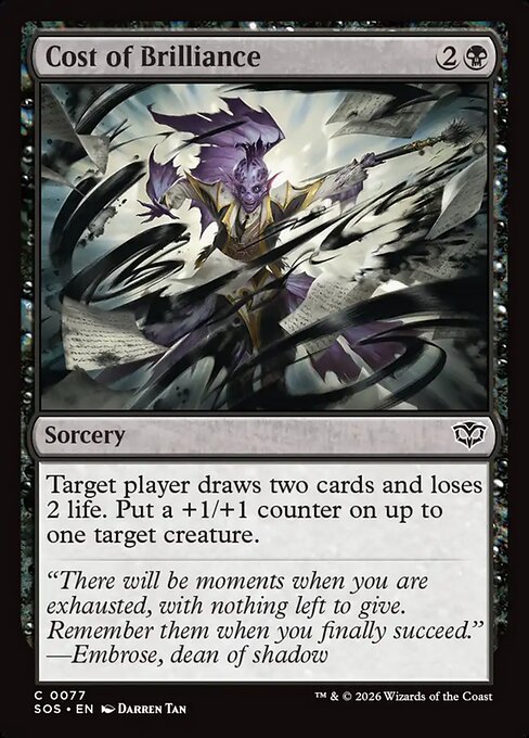 Cost of Brilliance #77 [SOS] [ESP] NM