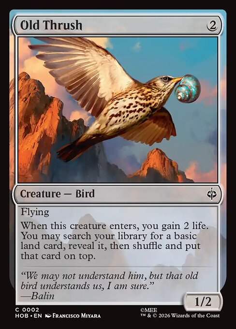 Old Thrush #2 [HOB] [ENG] NM