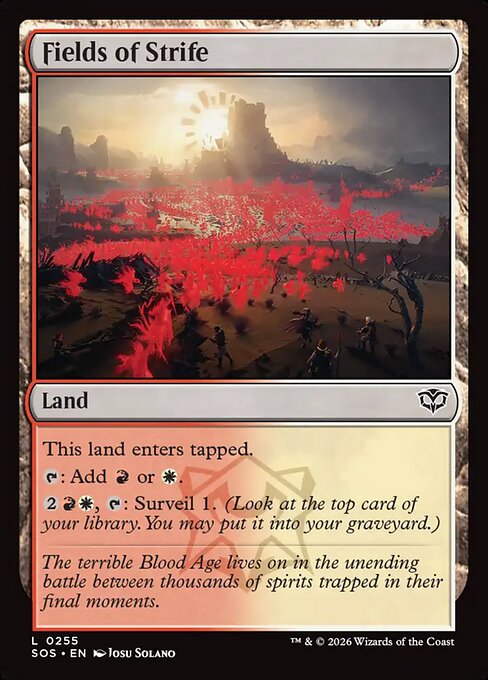 Fields of Strife #255 [SOS] [ENG] NM