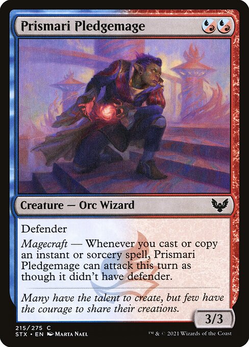Prismari Pledgemage #215 [STX] [ENG] NM