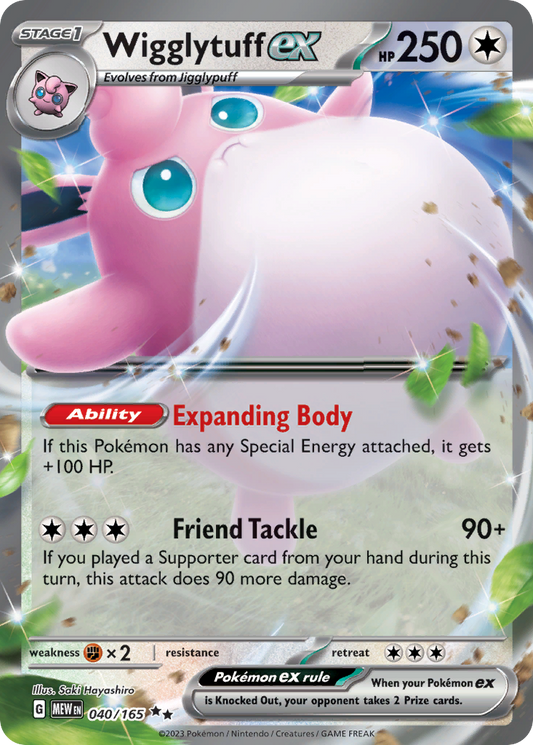Wigglytuff ex #40 [SV3PT5] [ESP] NM