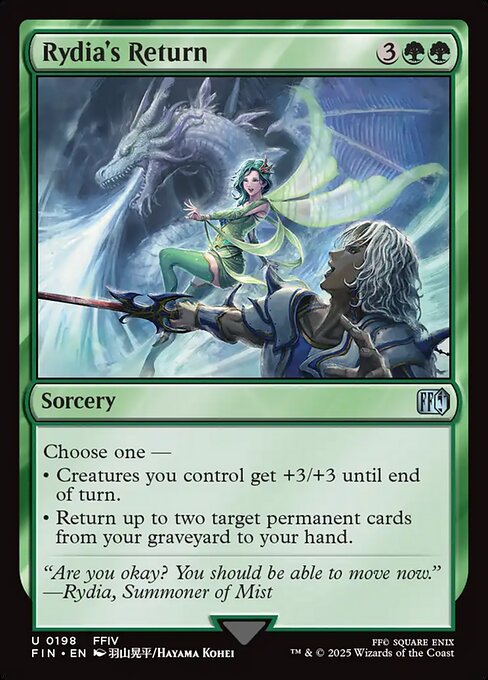 Rydia's Return #198 [FIN] [ENG] NM Foil
