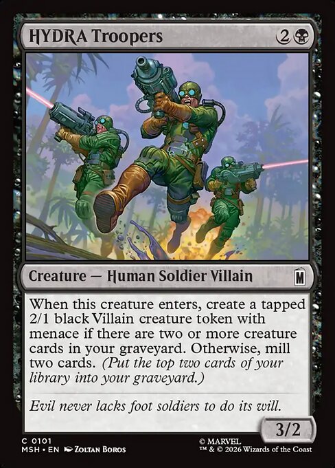 HYDRA Troopers #101 [MSH] [ENG] NM
