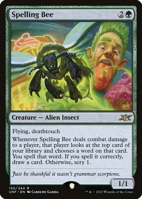 Spelling Bee #155 [UNF] [ENG] NM Foil