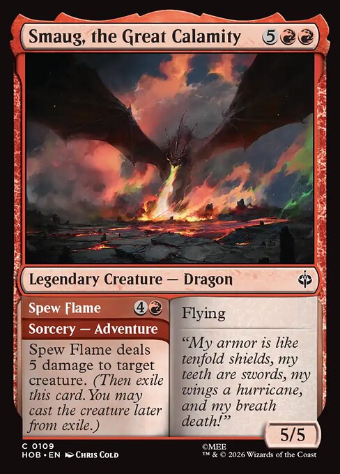 Smaug, the Great Calamity // Spew Flame #109 [HOB] [ESP] NM