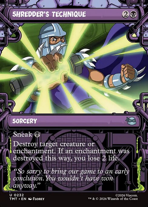 Shredder's Technique #232 [TMT] [ENG] NM