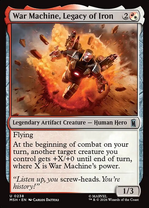 War Machine, Legacy of Iron #238 [MSH] [ENG] NM