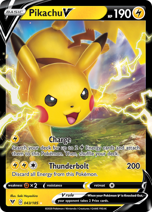 Pikachu V #43 [SWSH4] [ESP] NM Holo