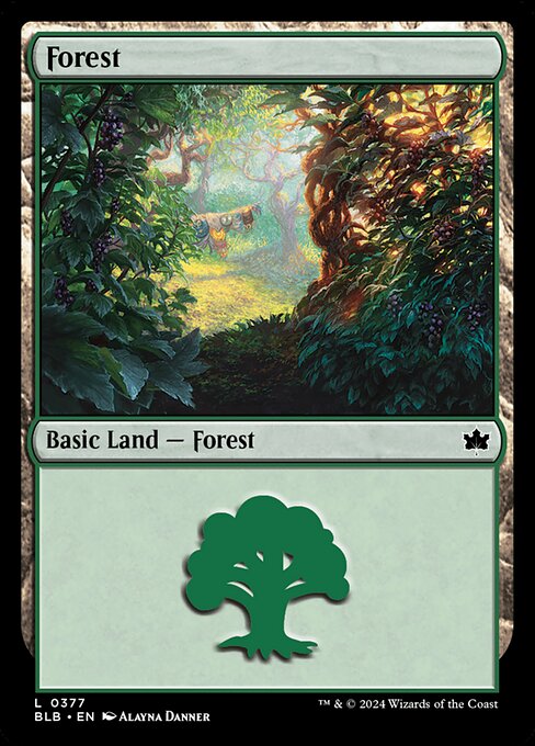 Forest #377 [BLB] [ENG] NM