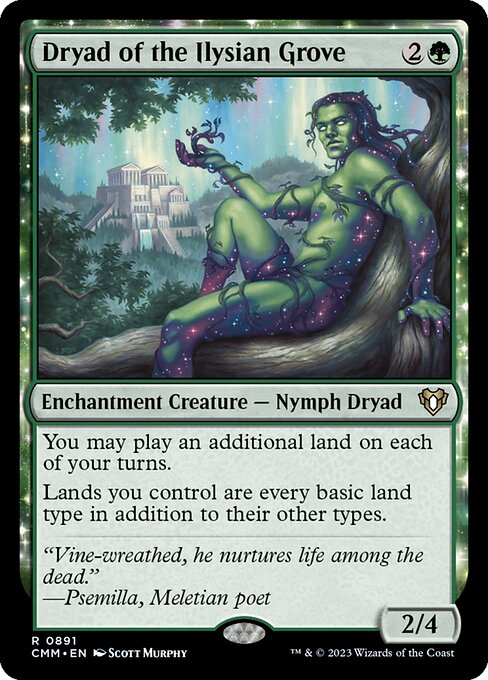 Dryad of the Ilysian Grove #891 [CMM] [ENG] NM