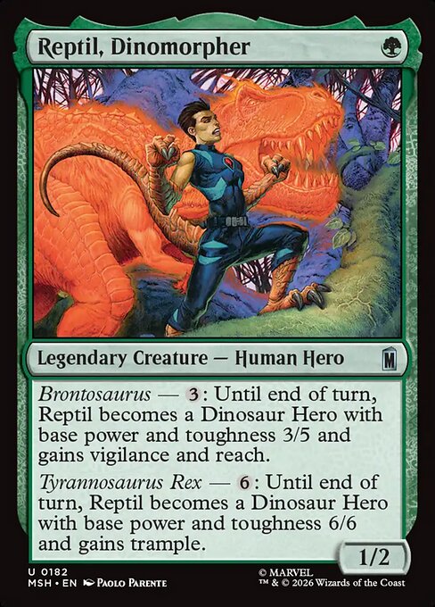 Reptil, Dinomorpher #182 [MSH] [ENG] NM