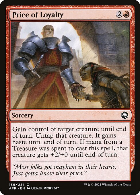 Price of Loyalty #159 [AFR] [ENG] NM