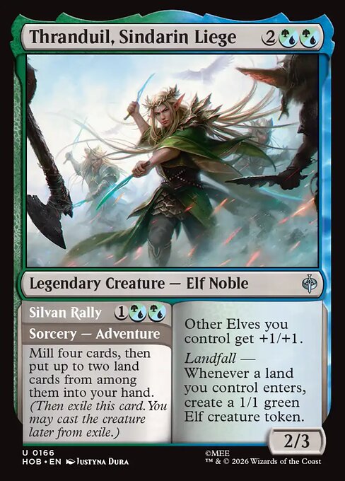 Thranduil, Sindarin Liege // Silvan Rally #166 [HOB] [ENG] NM