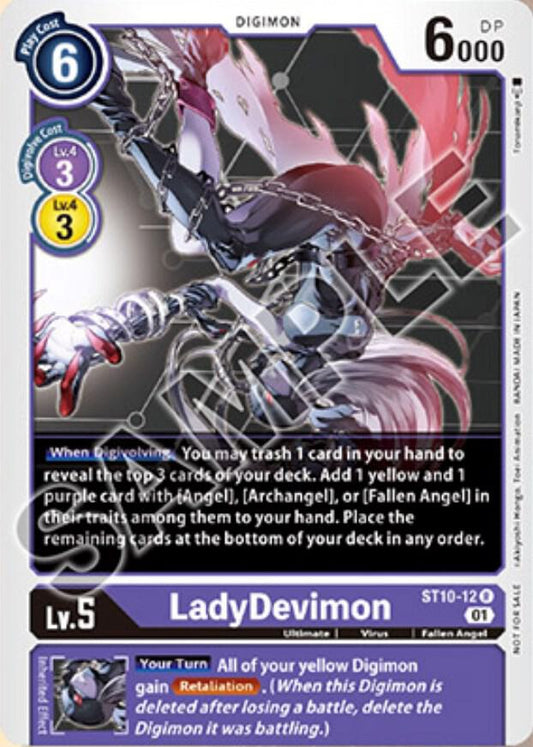 Digimon Card Game — Tamer Goods Set - AngeWomon & LadyDevimon (PB14)