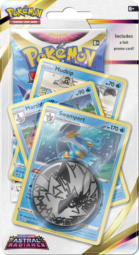 Pokémon TCG Astral Radiance — Premium Checklane Blister [Swampert] — En Inglés