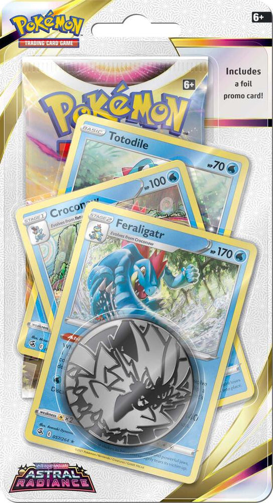 Pokémon TCG Astral Radiance — Premium Checklane Blister [Feraligatr] — En Inglés