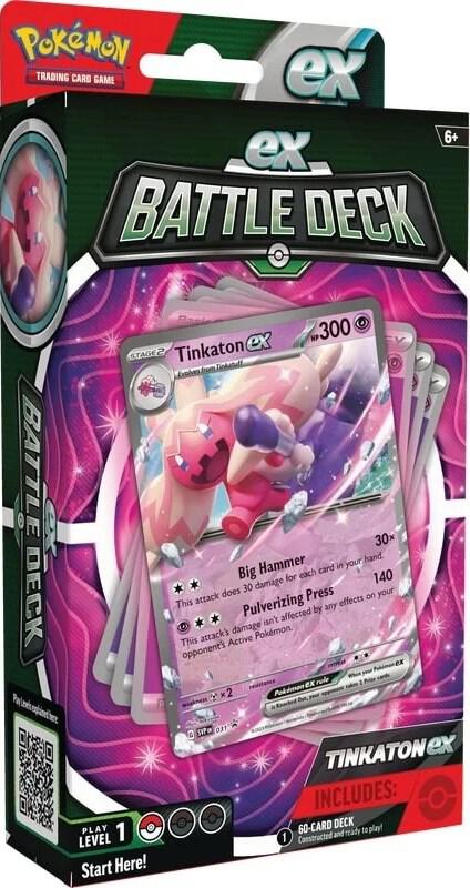 Pokémon TCG — Ex Battle Deck (Tapu Koko ex or Iron Leaves ex)