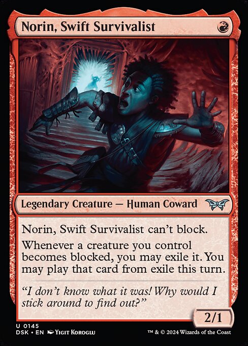 Norin, Swift Survivalist #145 [DSK] [ENG] NM Foil