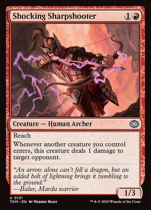 Shocking Sharpshooter #121 [TDM] [ENG] NM Foil