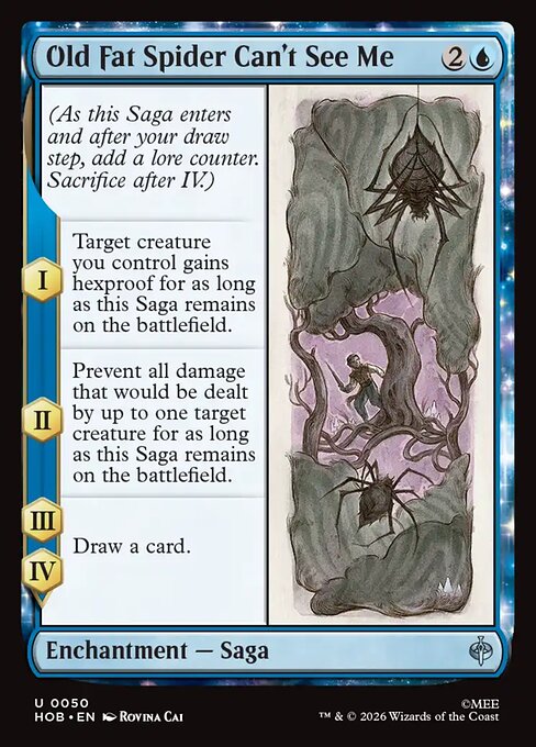 Old Fat Spider Can't See Me #50 [HOB] [ESP] NM