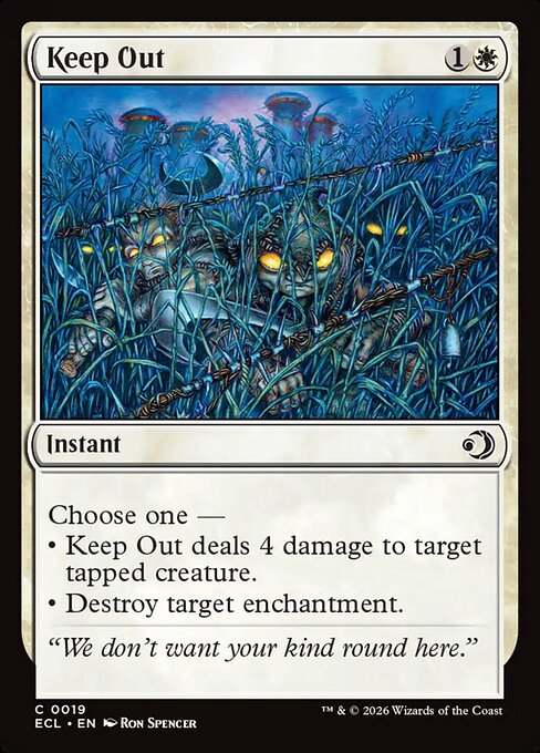 Keep Out #19 [ECL] [ENG] NM Foil