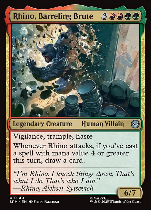 Rhino, Barreling Brute #140 [SPM] [ENG] NM