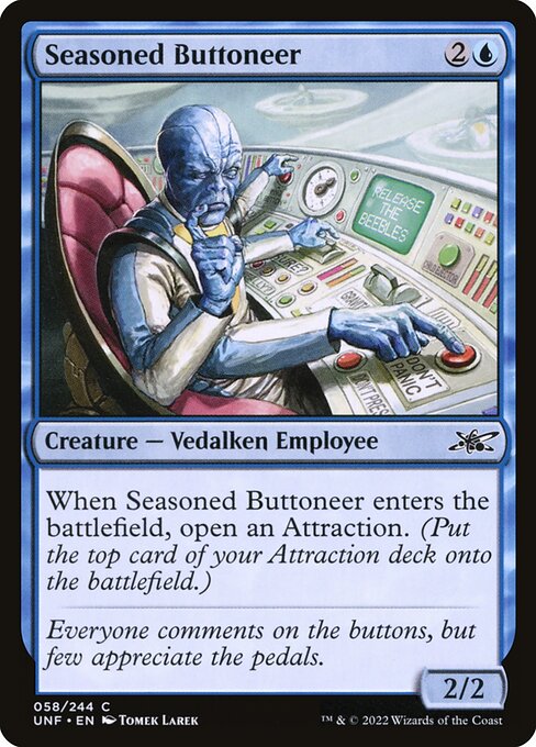 Seasoned Buttoneer #58 [UNF] [ENG] NM Foil