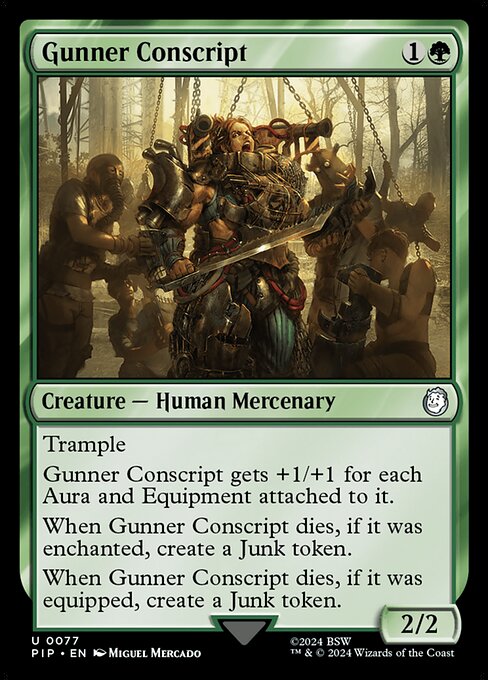 Gunner Conscript #77 [PIP] [ENG] NM