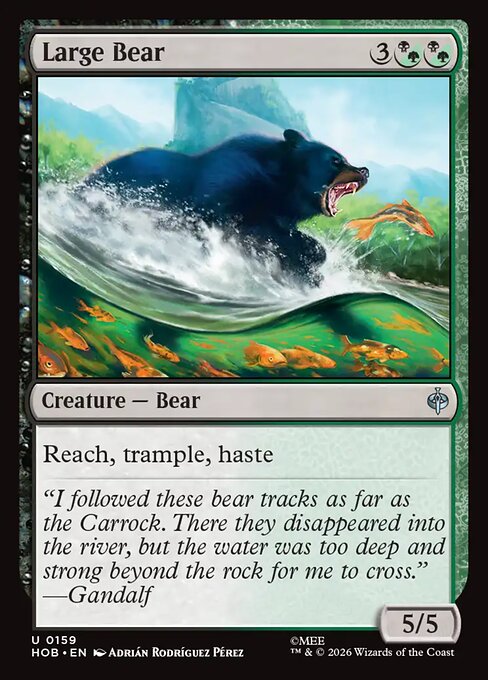 Large Bear #159 [HOB] [ENG] NM
