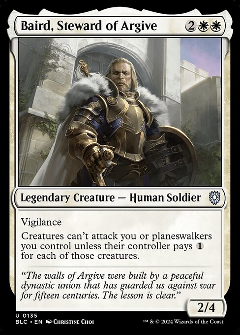 Baird, Steward of Argive #135 [BLC] [ENG] NM