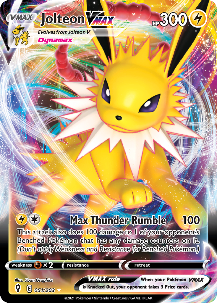 Jolteon VMAX #51 [SWSH7] [ESP] NM Holo (Play Pokémon)