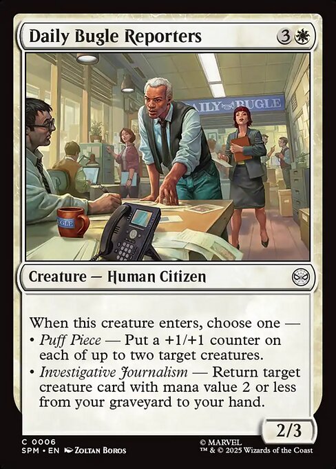 Daily Bugle Reporters #6 [SPM] [ENG] NM