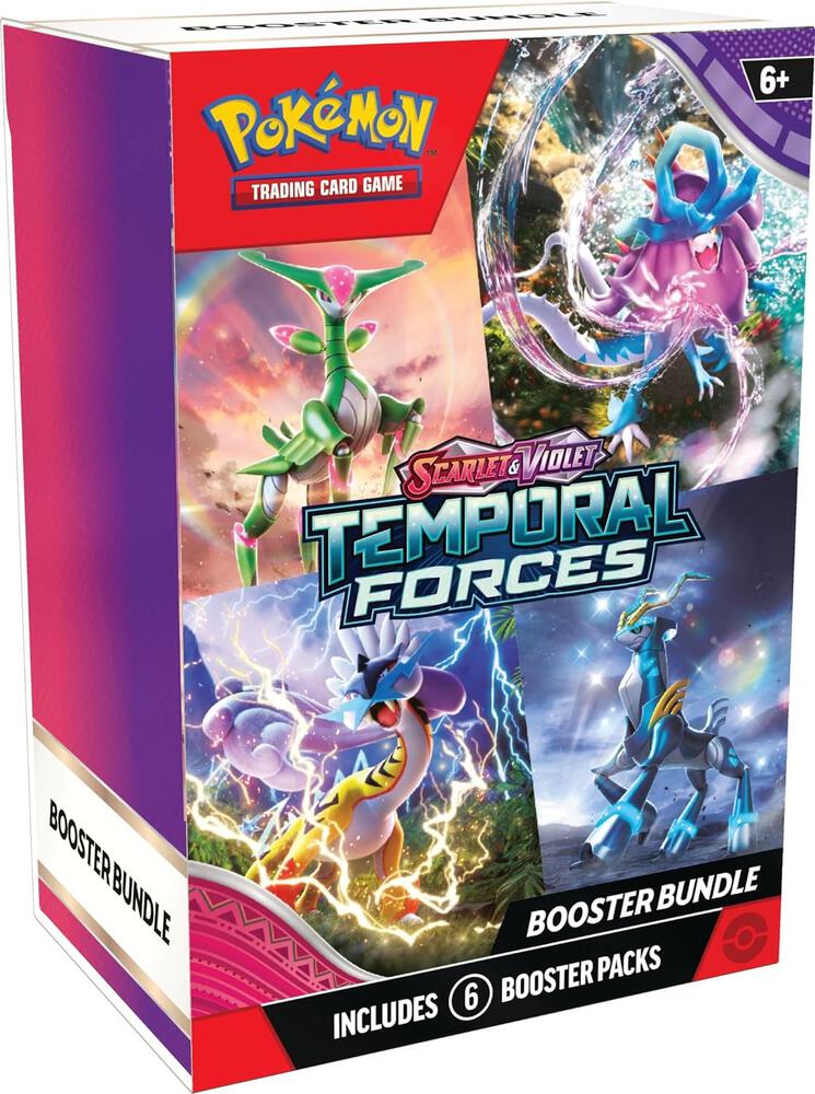 Pokémon TCG — Scarlet & Violet 05 Temporal Forces- Booster Bundle — En Español