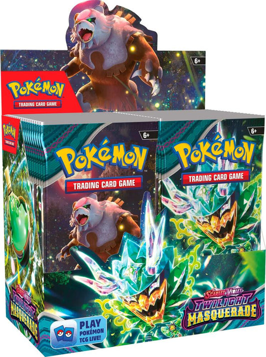 Pokémon TCG Twilight Masquerade — Booster Box (36 packs) — En Español