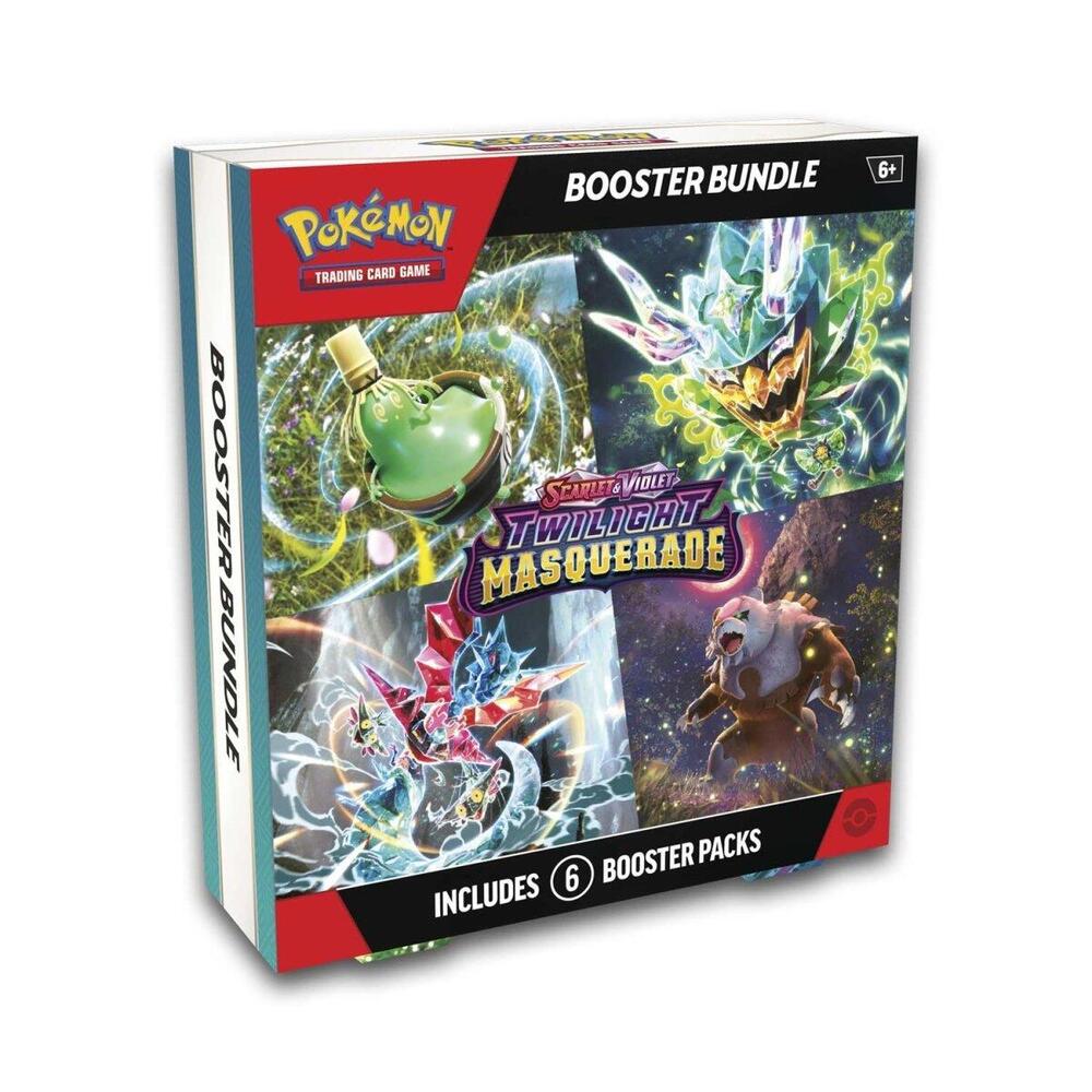 Pokémon TCG Twilight Masquerade — Booster Bundle (6 packs) — En Inglés
