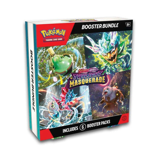 Pokémon TCG Twilight Masquerade — Booster Bundle (6 packs) — En Inglés