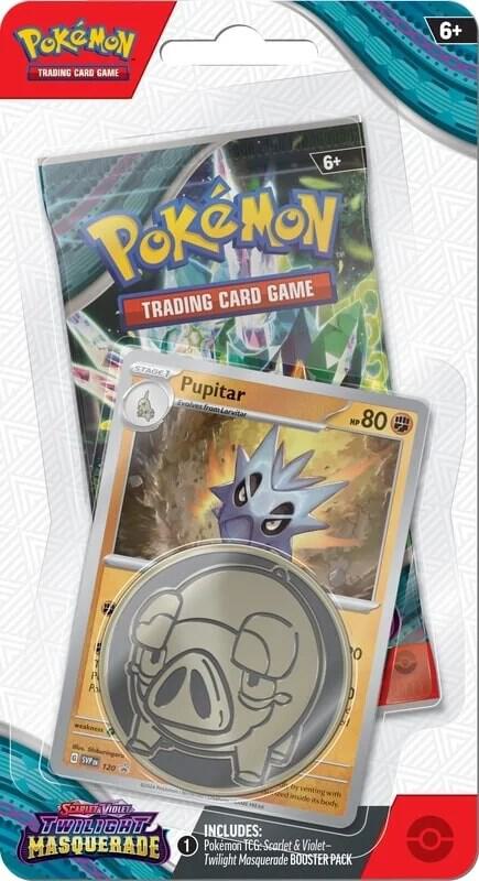 Pokémon TCG Twilight Masquerade — Single Pack Blister [Pupitar] — En Inglés