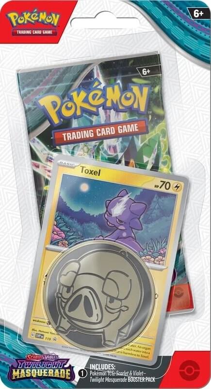 Pokémon TCG Twilight Masquerade — Single Pack Blister [Toxel] — En Inglés