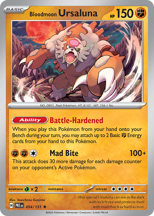 Bloodmoon Ursaluna #54 [SV8PT5] [ESP] NM Holo Energy