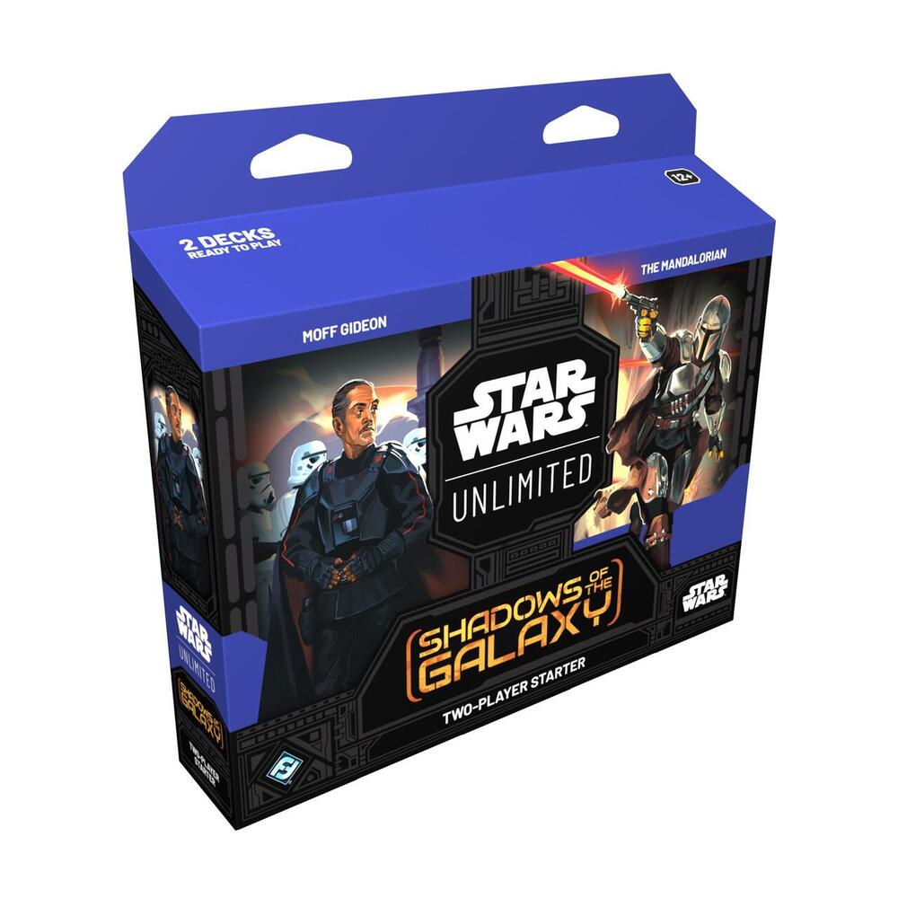 Star Wars Unlimited — Shadows of the Galaxy: Two-Player Starter — The Mandalorian vs Moff Gideon (Inglés)