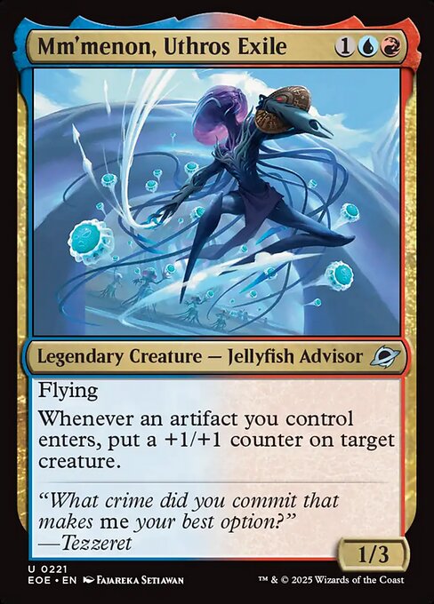 Mm'menon, Uthros Exile #221 [EOE] [ENG] NM Foil