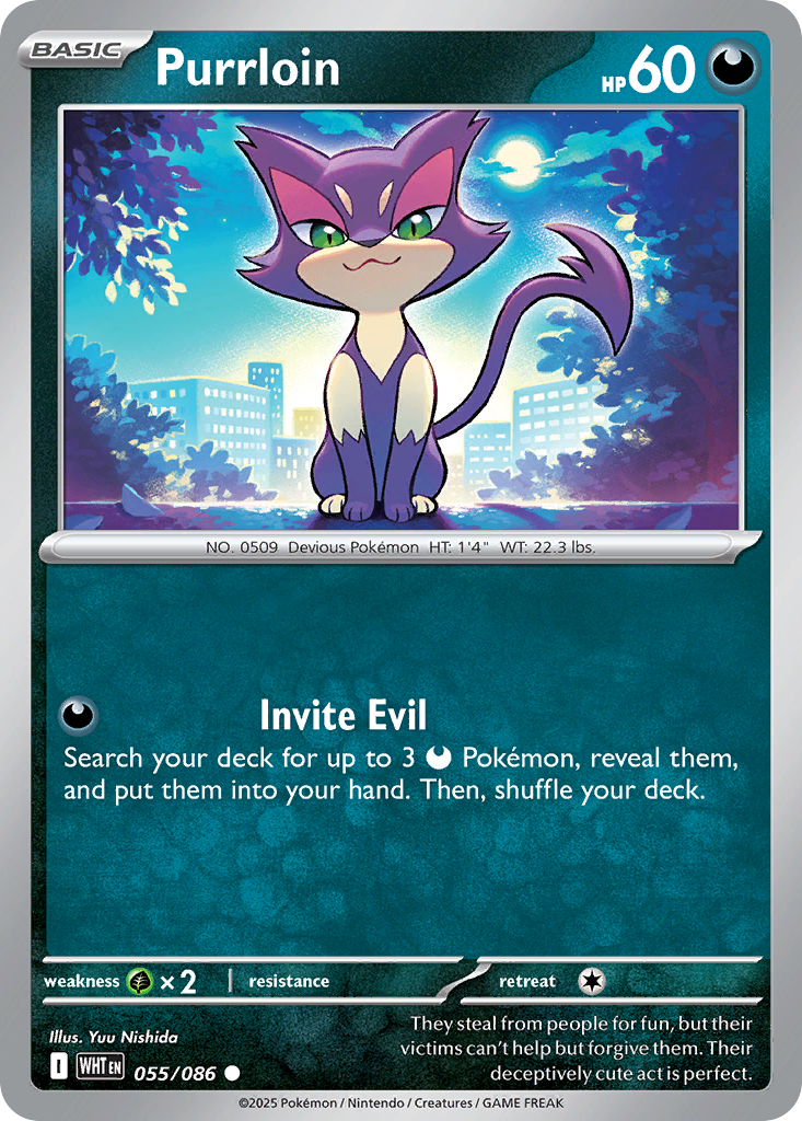 Purrloin #55 [RSV10PT5] [ESP] NM Holo Pokeball