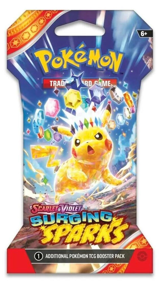 Pokémon TCG Surging Sparks — Sleeved Booster Pack — En Inglés