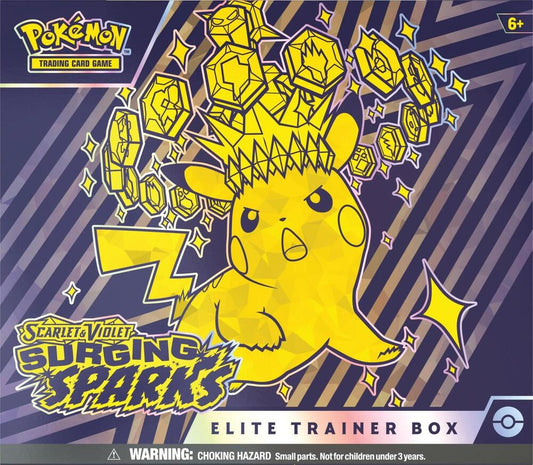 Pokémon TCG Surging Sparks — Elite Trainer Box — En Inglés