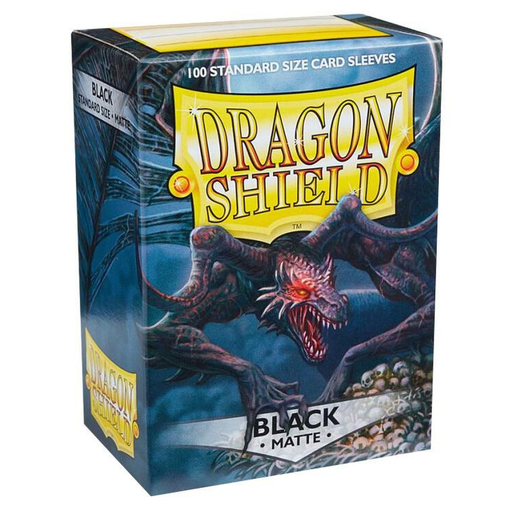 Dragon Shield Matte Sleeves — Black