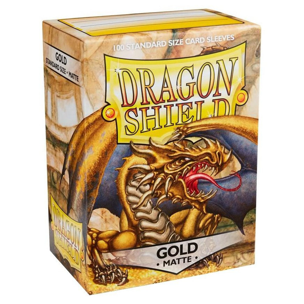 Dragon Shield Matte Sleeves — Gold