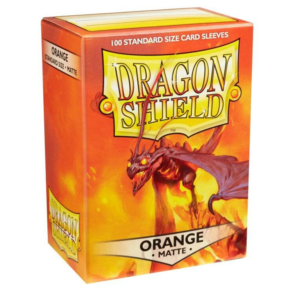 Dragon Shield Matte Sleeves — Orange
