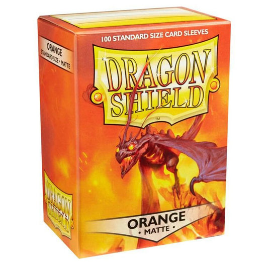 Dragon Shield Matte Sleeves — Orange